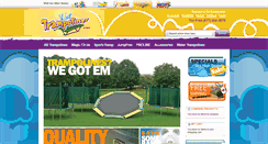 Desktop Screenshot of kidtrampolines.com